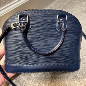 Louis Vuitton Mini Blue Epi Leather Bag
